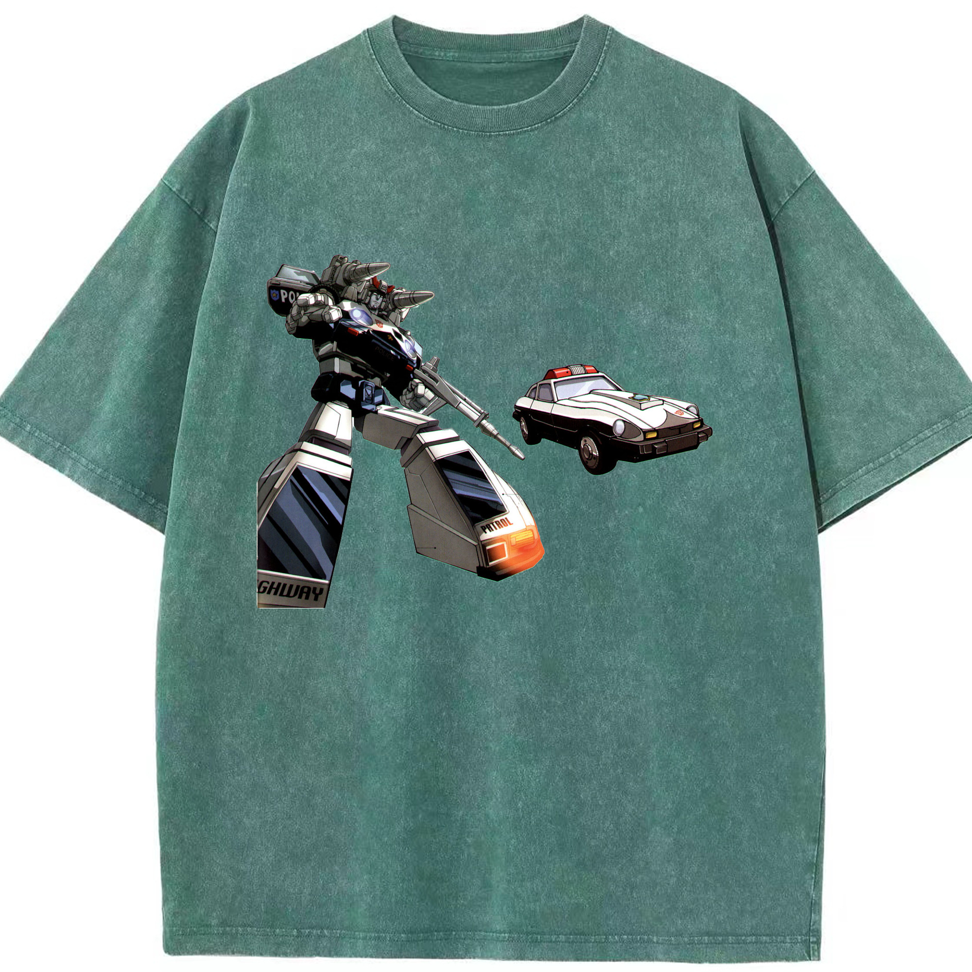 （画像用）  綿100% ヴィンテージ風 半袖Tシャツ（フロントプリント）